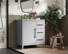 Elegant Furniture and Lighting 32 Inch Single Bathroom Vanity In Grey (VF29332GR)