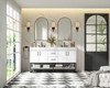 60 Inch Double Bathroom Vanity In White (VF29260DWH)