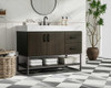 Elegant Furniture and Lighting 42 Inch Single Bathroom Vanity In Mocha Brown (VF29242MMB)