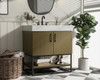 30 Inch Single Bathroom Vanity In Chestnut Brown (VF29230MCB)