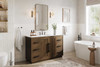 54 Inch Single Bathroom Vanity In Hazel Oak (VF29054HO)