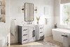 54 Inch Single Bathroom Vanity In Grey (VF29054GR)