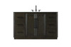 54 Inch Single Bathroom Vanity In Chocolate Oak (VF29054CO)