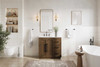 36 Inch Single Bathroom Vanity In Hazel Oak (VF29036HO)