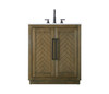 30 Inch Single Bathroom Vanity In Hazel Oak (VF29030HO)