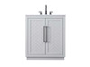 30 Inch Single Bathroom Vanity In Grey (VF29030GR)