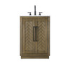 24 Inch Single Bathroom Vanity In Hazel Oak (VF29024HO)