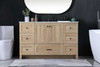 54 Inch Single Bathroom Vanity In Mango Wood (VF2854MW)