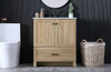 30 Inch Single Bathroom Vanity In Mango Wood (VF2830MW)