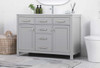 48 Inch Single Bathroom Vanity In Grey (VF23348GR)