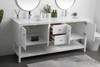 72 Inch Double Bathroom Vanity In White (VF22272DWH)