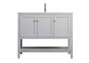 42 Inch Single Bathroom Vanity In Grey (VF22242GR)
