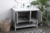 42 Inch Single Bathroom Vanity In Grey (VF22242GR)