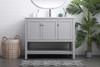 42 Inch Single Bathroom Vanity In Grey (VF22242GR)