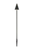 Outdoor 12V Cast Brass Torch Light 8 Inch Wide X 24 Inch High In Dark Bronze (P806-DB)