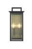 Elegant Furniture and Lighting Kannon 8.5 Inch Outdoor Wall Sconce In Black (OD513W19BK)