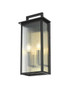 Elegant Furniture and Lighting Kannon 8.5 Inch Outdoor Wall Sconce In Black (OD513W19BK)