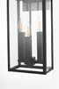 Elegant Furniture and Lighting Kaysen 9 Inch Outdoor Wall Sconce In Black (OD501W18BK)