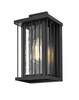 Elegant Furniture and Lighting Sedgley 6.5 Inch Outdoor Wall Sconce In Black (OD357W12BK)
