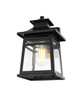 Bambrey 7 Inch Outdoor Wall Sconce In Black (OD352W12BK)