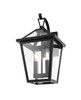 Elegant Furniture and Lighting Frankford 10 Inch Outdoor Wall Sconce In Black (OD334W18BK)