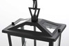 Elegant Furniture and Lighting Berks 8.5 Inch Outdoor Pendant In Black (OD333H15BK)