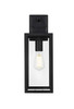 Hilton 6 Inch Outdoor Wall Sconce In Black (OD330W18BK)