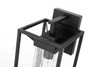 Willington 7 Inch Outdoor Wall Sconce In Black (OD329W14BK)