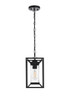 Willington 7 Inch Outdoor Pendant In Black (OD329H13BK)