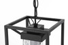 Willington 7 Inch Outdoor Pendant In Black (OD329H13BK)