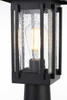 Melvale 6.5 Inch Outdoor Post Light In Black (OD322P16BK)