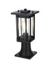 Melvale 6.5 Inch Outdoor Post Light In Black (OD322P16BK)