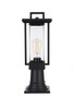 Tilton 6.5 Inch Outdoor Post Light In Black (OD319P18BK)