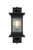 Collins 7 Inch Outdoor Wall Sconce In Black (OD316W19BK)