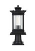 Collins 7.5 Inch Outdoor Post Light In Black (OD316P19BK)