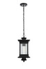 Collins 7.5 Inch Outdoor Pendant In Black (OD316H18BK)