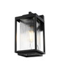 Elegant Furniture and Lighting Ludlow 6 Inch Outdoor Wall Sconce In Black (OD308W13BK)