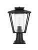 Gaul 10 Inch Outdoor Post Light In Black (OD306P17BK)