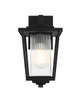 Elegant Furniture and Lighting York 6.5 Inch Outdoor Wall Sconce In Black (OD305W13BK)