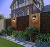 Elegant Furniture and Lighting York 6.5 Inch Outdoor Wall Sconce In Black (OD305W13BK)