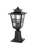 Macon 7 Inch Outdoor Post Light In Black (OD303P16BK)