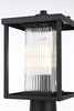 Dover 7 Inch Outdoor Post Light In Black (OD302P15BK)