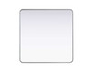 Contour Metal Square Mirror 42X42 In Silver (MR8A4242SIL)