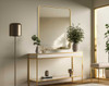 Contour Metal Rectangle Mirror 36X40 In Brass (MR8A3640BRA)