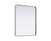 Contour Metal Rectangle Mirror 30X36 In Silver (MR8A3036SIL)