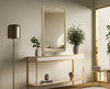Contour Metal Rectangle Mirror 24X40 In Brass (MR8A2440BRA)