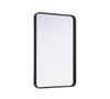 Contour Metal Rectangle Mirror 24X36 In Black (MR8A2436BLK)
