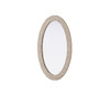 Oval Cornhusk Mirror 27X42 In Linen White (MR4C2742LN)
