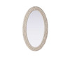 Oval Cornhusk Mirror 24X42 In Linen White (MR4C2442LN)