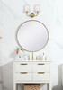 Elegant Furniture and Lighting Senna 16 Inch Wall Sconce In Satin Gold (LD7322W16SG)